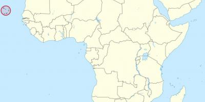 Cabo Verde āfrikas karte