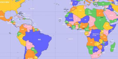 Cape Verde atrašanās vietu uz pasaules kartes